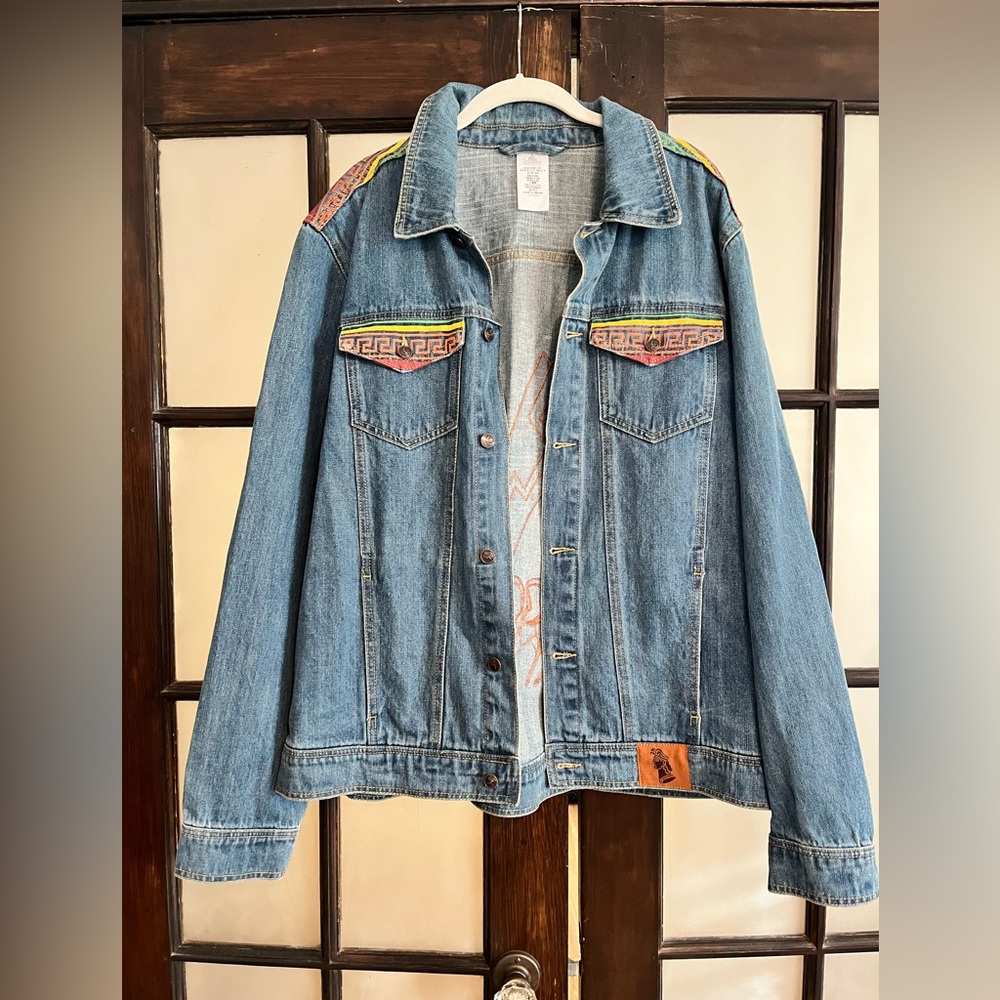 NWOT Unisex Disney Parks Hercules 25th Anniversary Denim Jacket